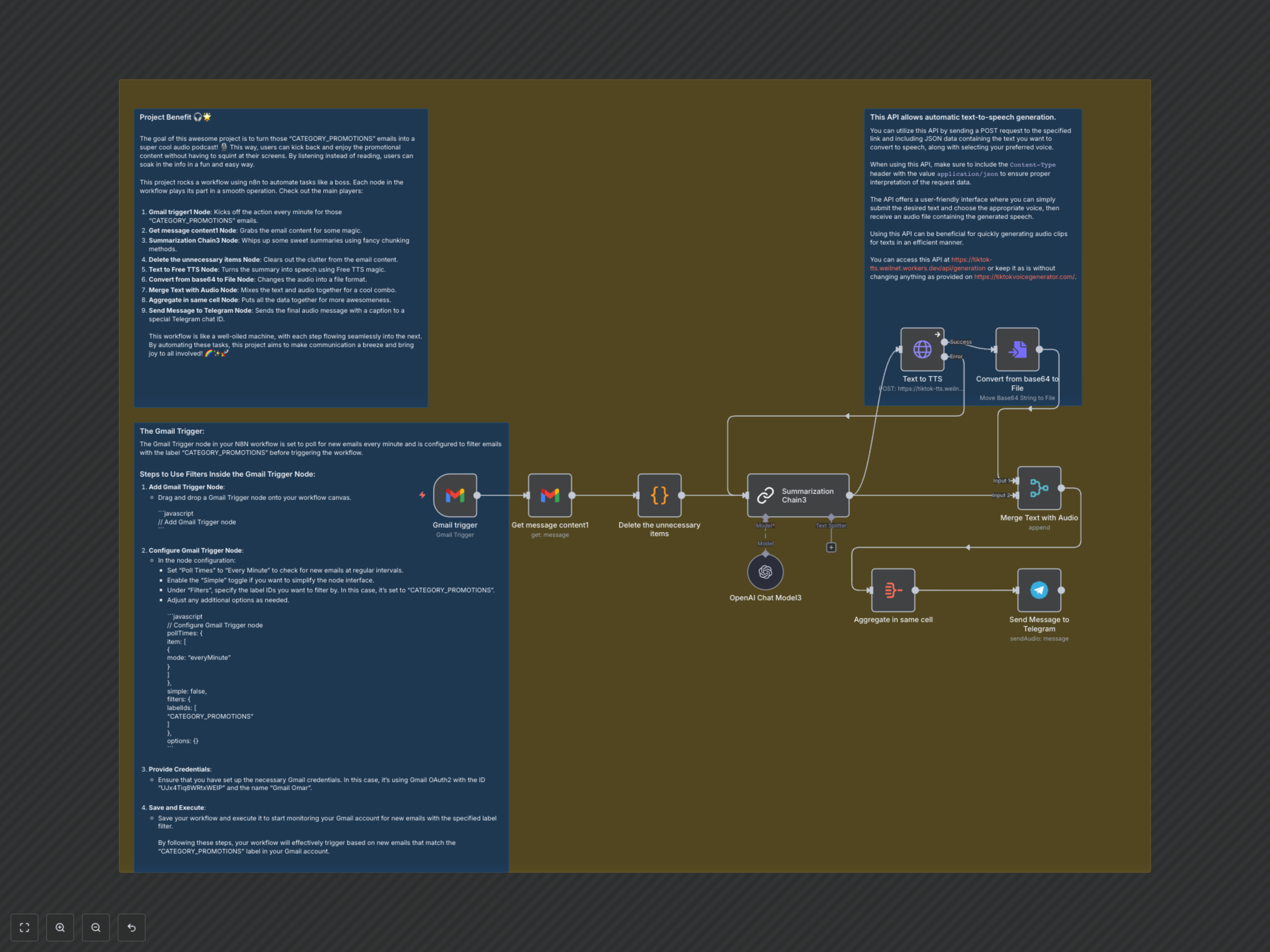 Automate Promotional Email Summaries to Audio Podcasts